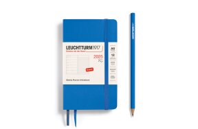 LEUCHTTURM WEEKLY PLANNER 2025 & NB A6 SC 12 MONTHS SKY 370766